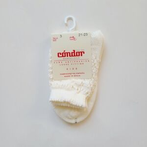 Condor Cream Lace Ankle Socks